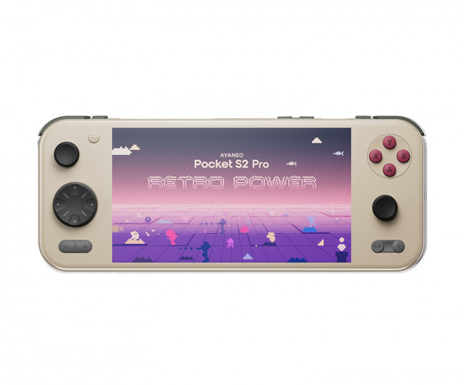 Портативна ігрова приставка  AYANEO Pocket S2 Pro Version 16G+512G Color:  Black, White,Retro Power